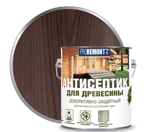 Proremontt антисептик деревозащитное средство палисандр 2,5л, Лакра