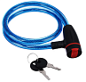 Замок навесной велосипедный тросовый 12х800мм VETTA